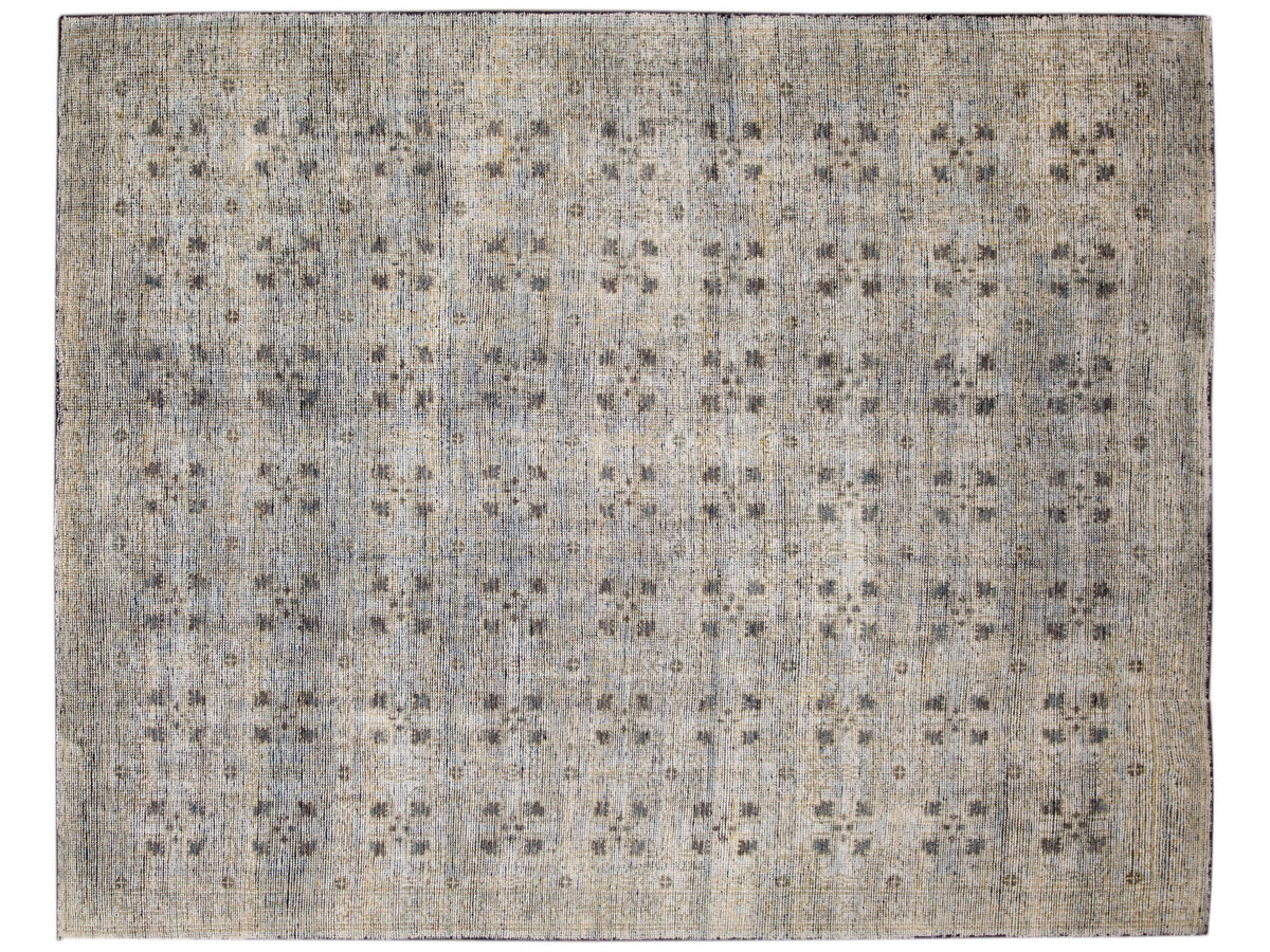 Modern Soumak Style Wool Rug 8 X 10
