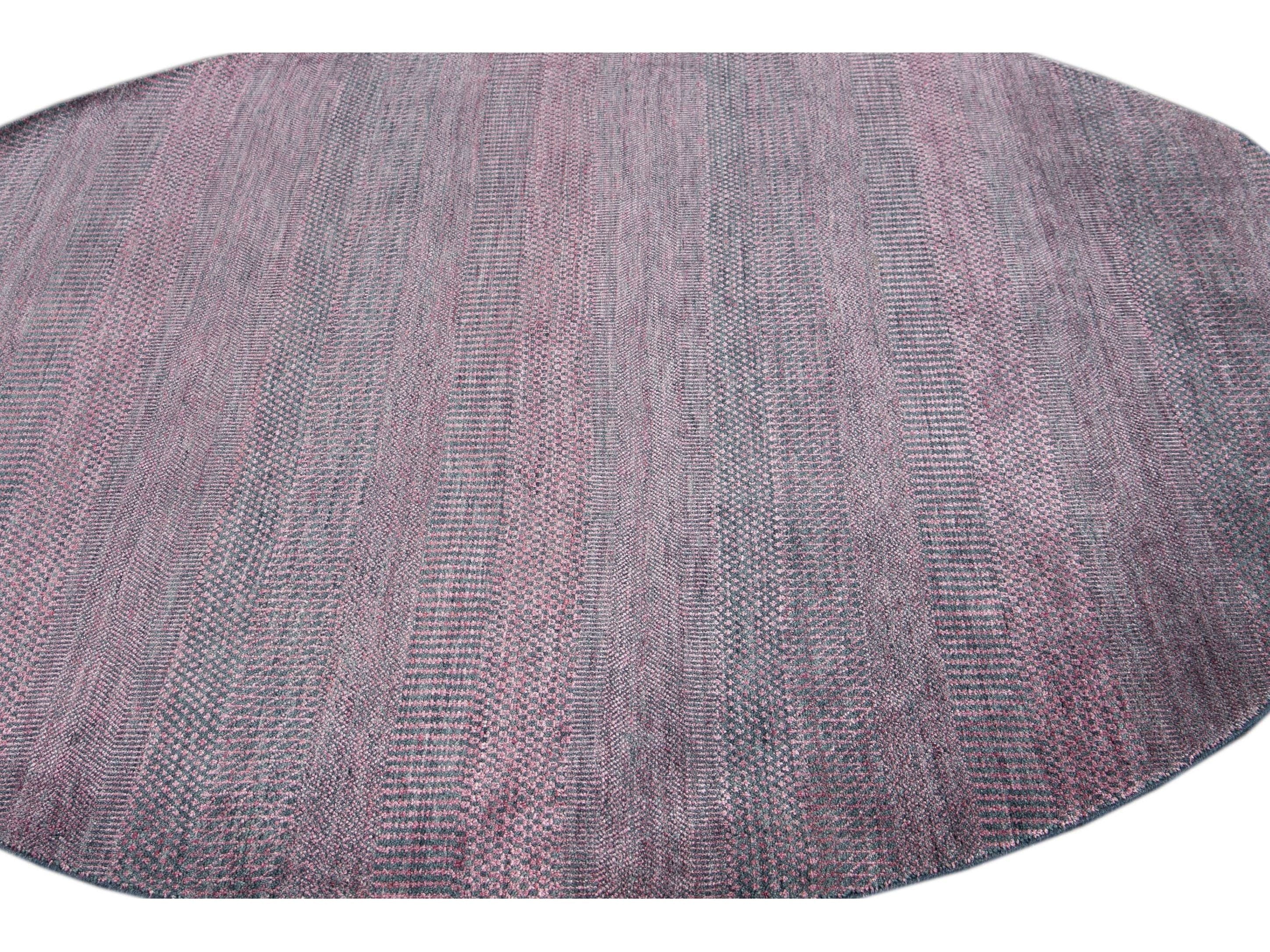 Modern Savannah Style Round Rug 7 X 7