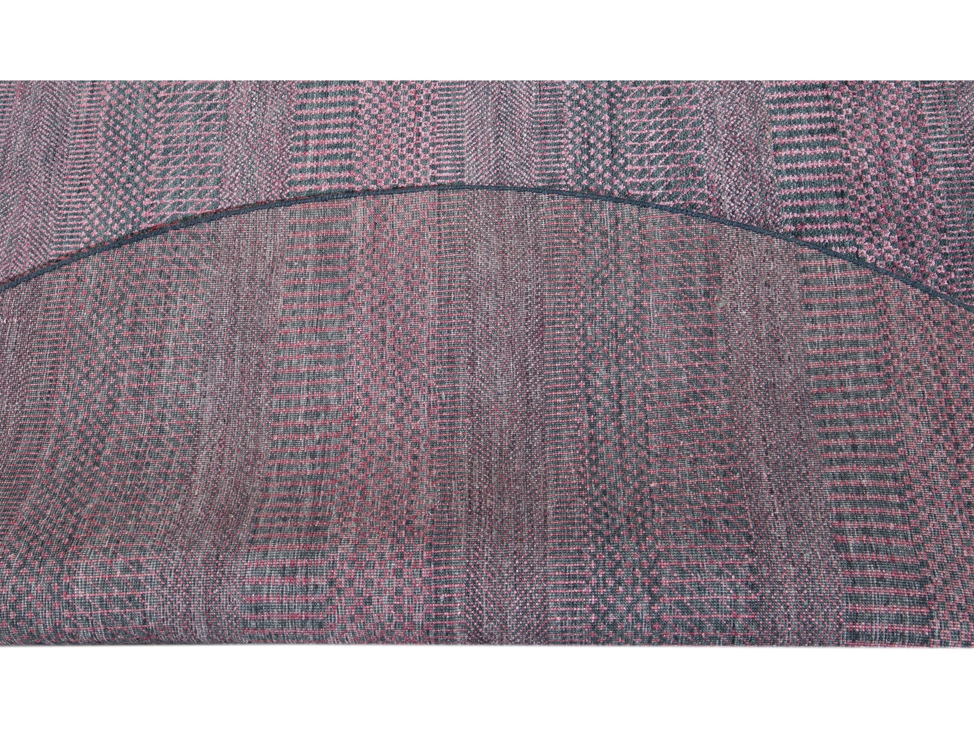 Modern Savannah Style Round Rug 7 X 7