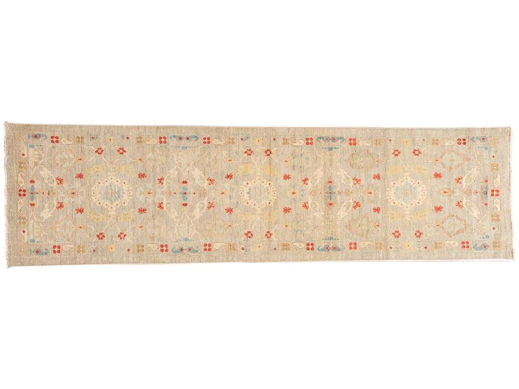 21st Century Modern Sultanabad Wool Runner Rug 3 X 12