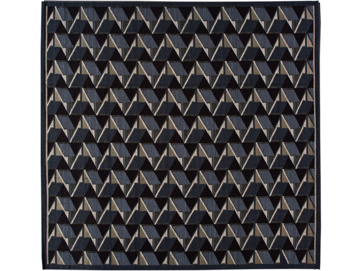 Modern Swedish Wool Rug 13 X 14
