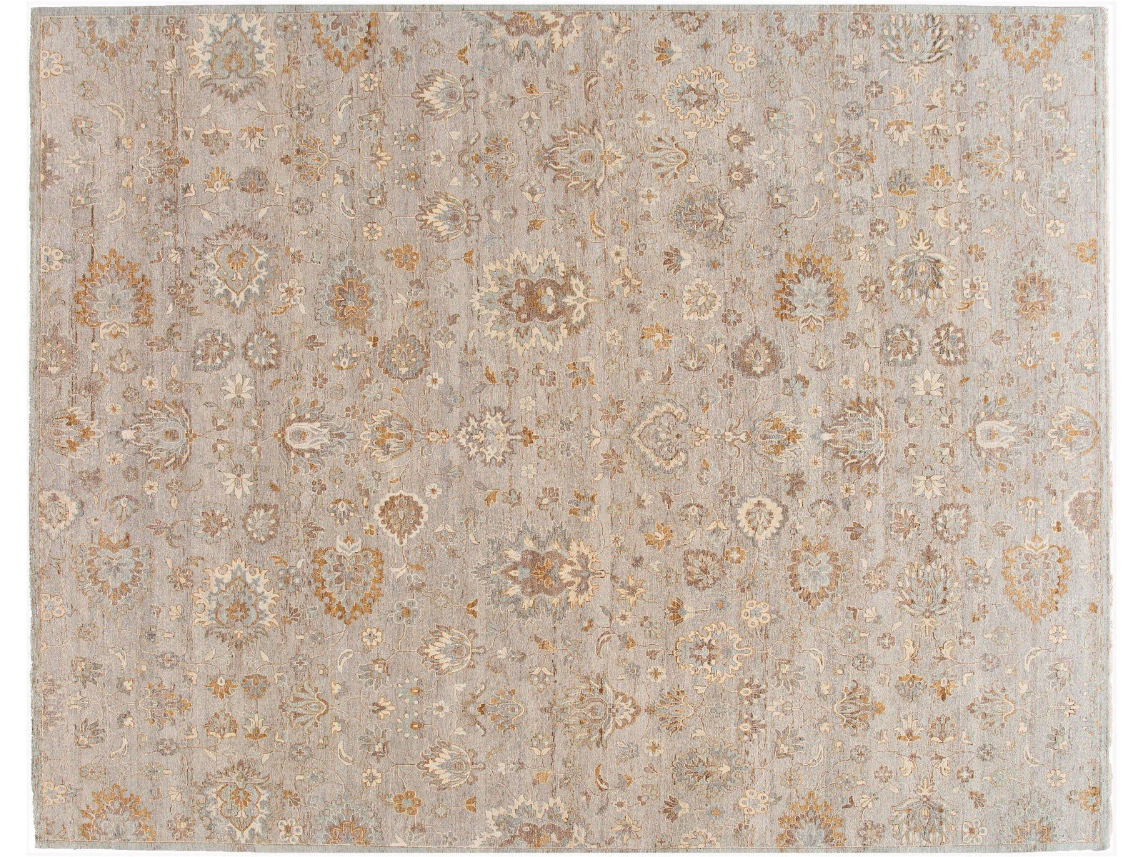 Modern Indian Artisan Wool Rug 12 X 15