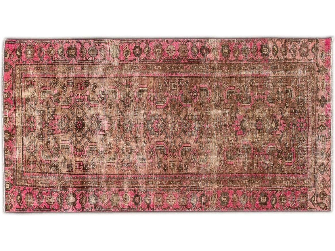 Vintage Distressed Wool Rug 3 X 7