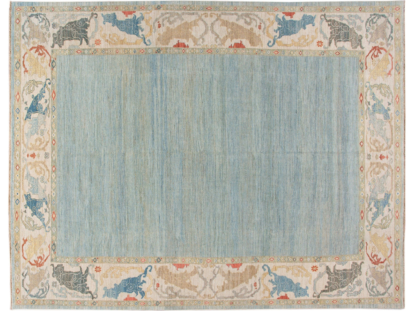 Modern Sultanabad Oversize Wool Rug 12 X 15