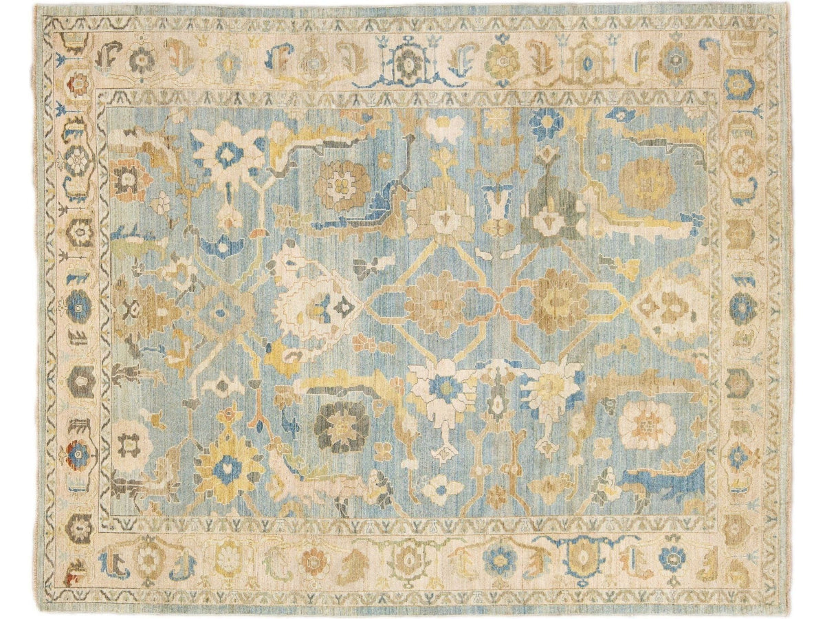 Modern Sultanabad Wool Rug 11 X 13