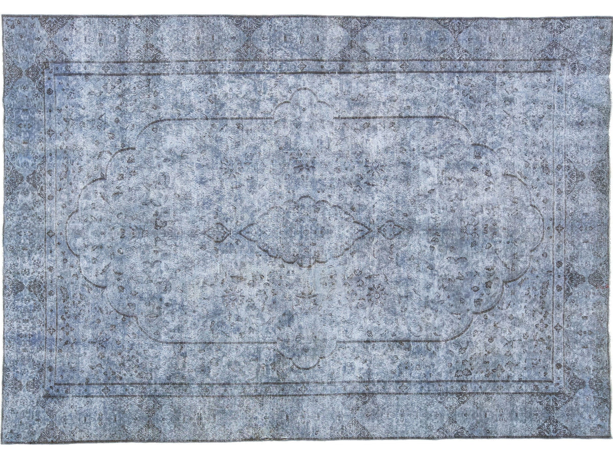 Vintage Overdyed Wool Rug 6 X 9