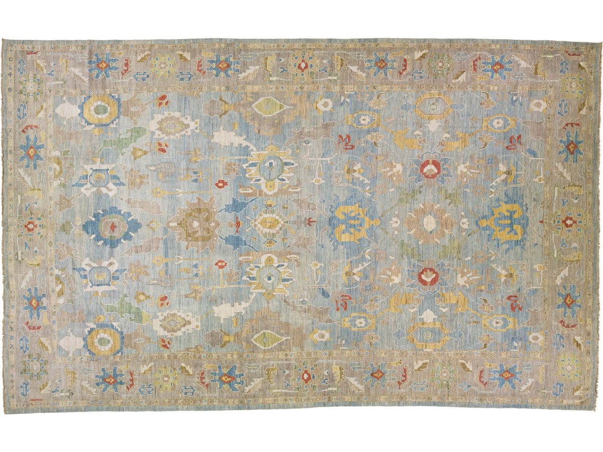 Modern Sultanabad Rug 13 X 21