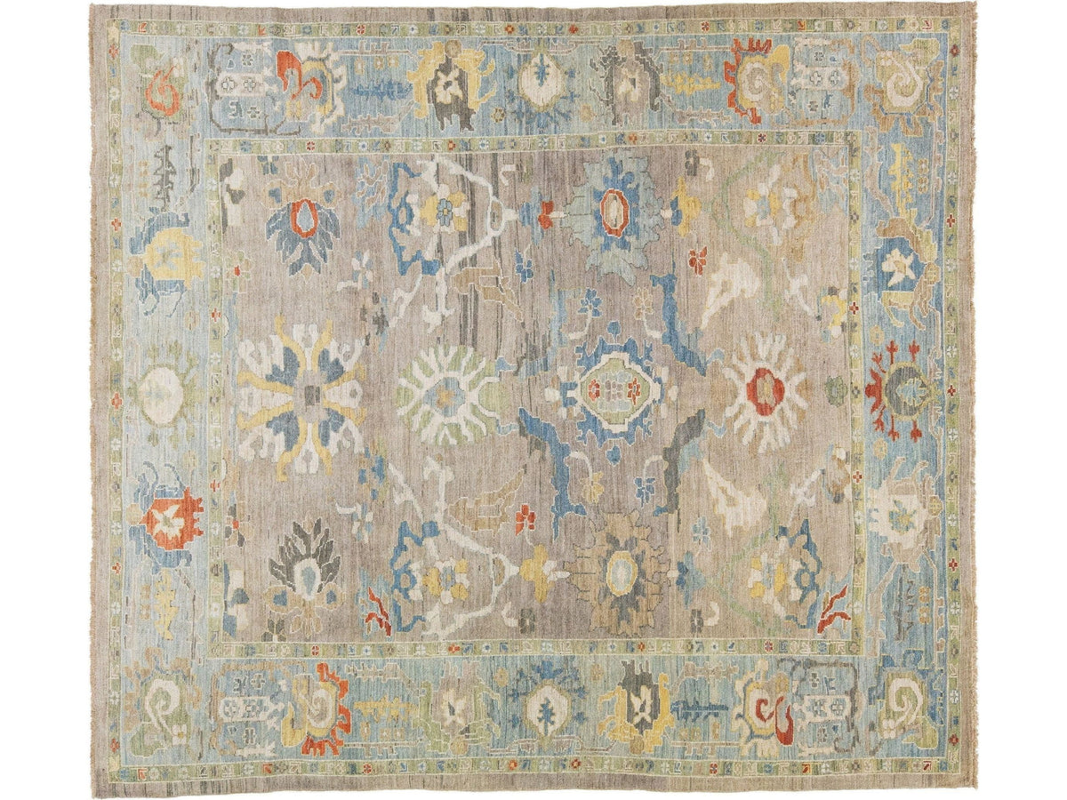 Modern Sultanabad Rug 10 X 11