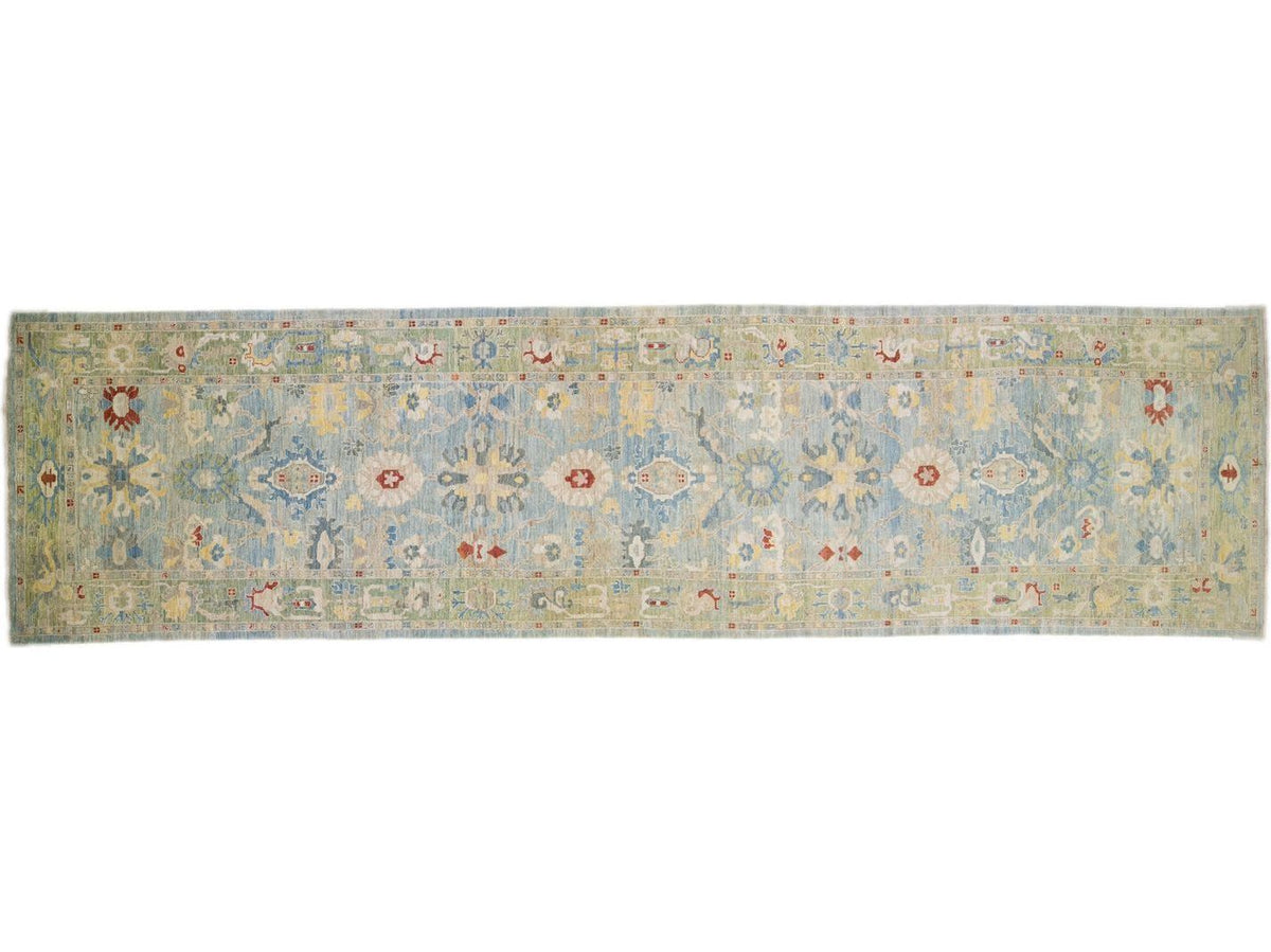 Modern Sultanabad Wool Runner 7 X 26