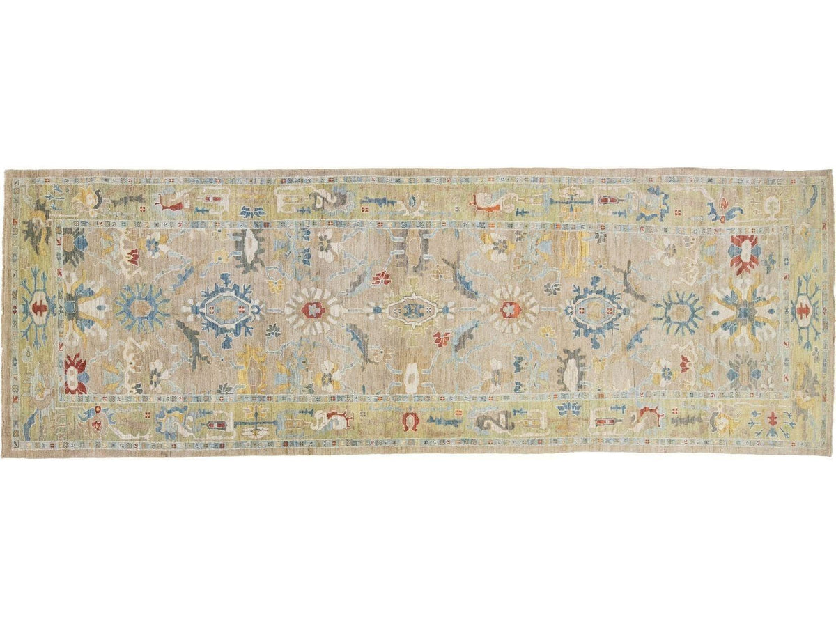 Modern Sultanabad Wool Runner 6 X 18