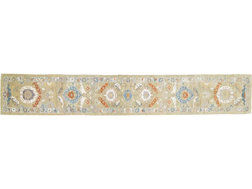 Modern Sultanabad Wool Runner 3 X 20