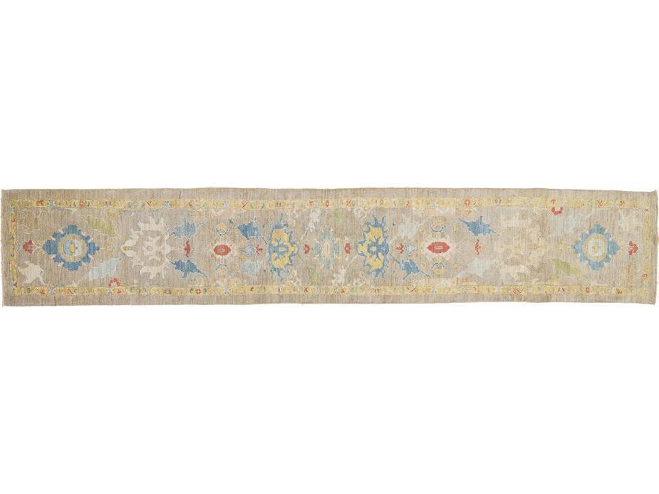 Modern Sultanabad Wool Runner 3 X 16