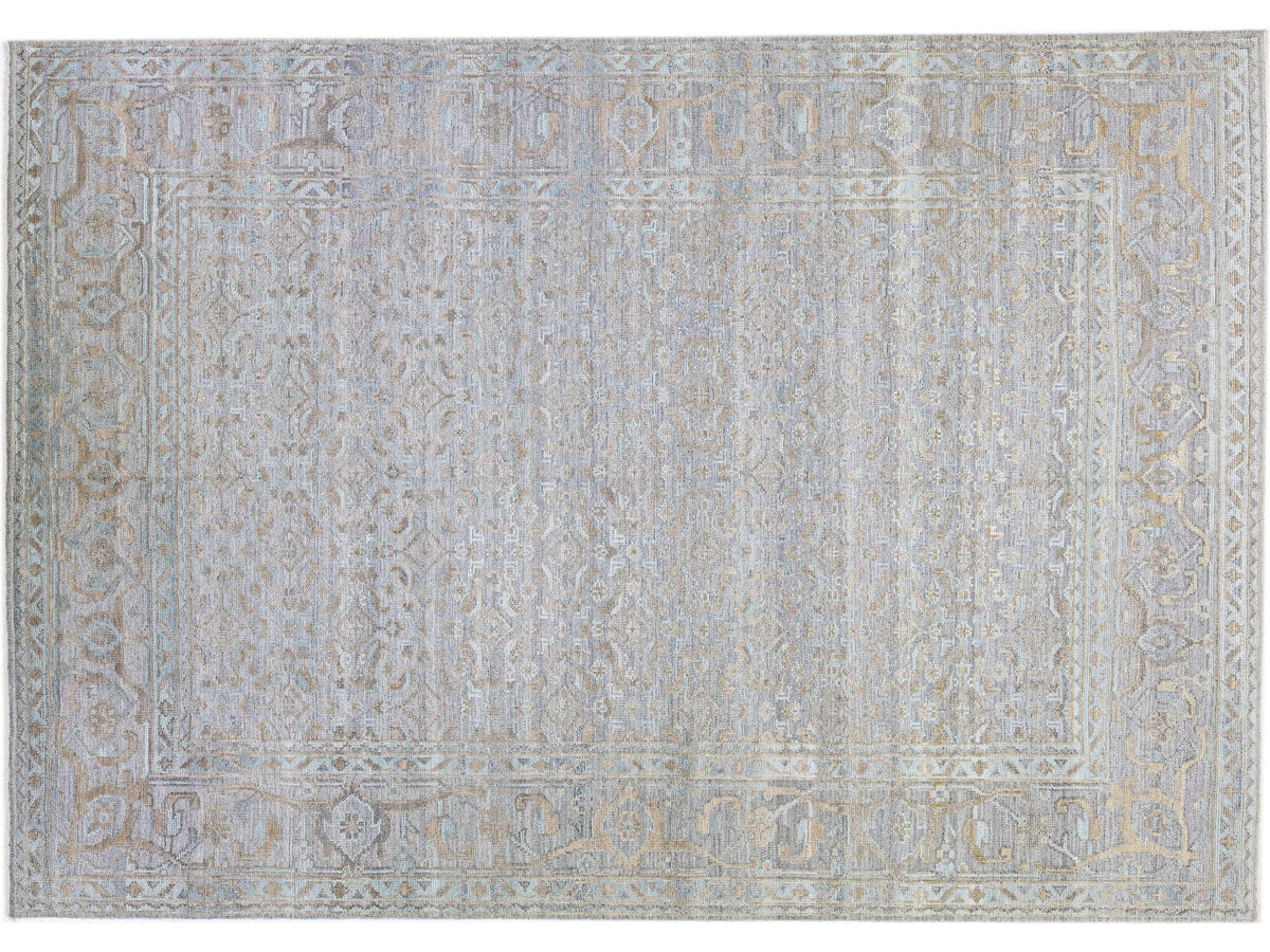 Modern Transitional Wool Rug 10 X 14