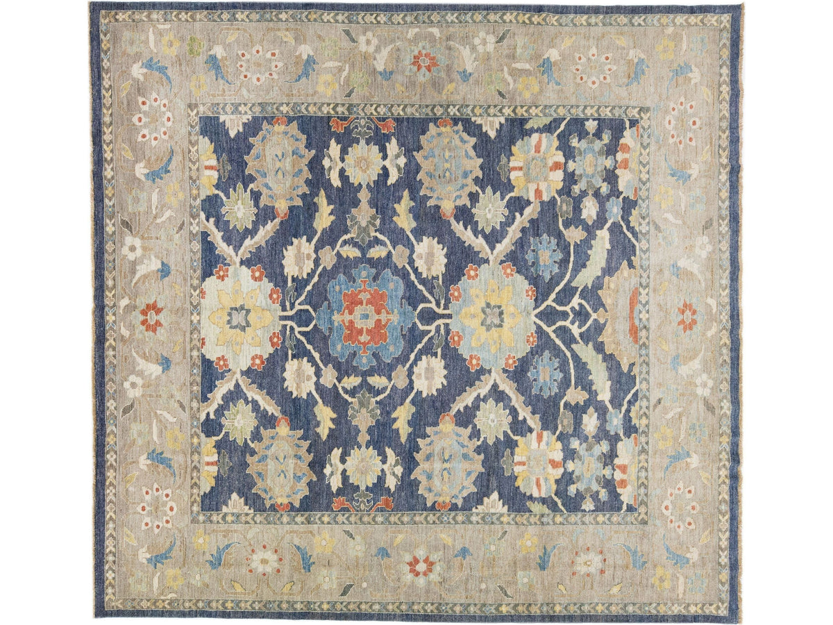 Modern Sultanabad Wool Rug 11 X 12