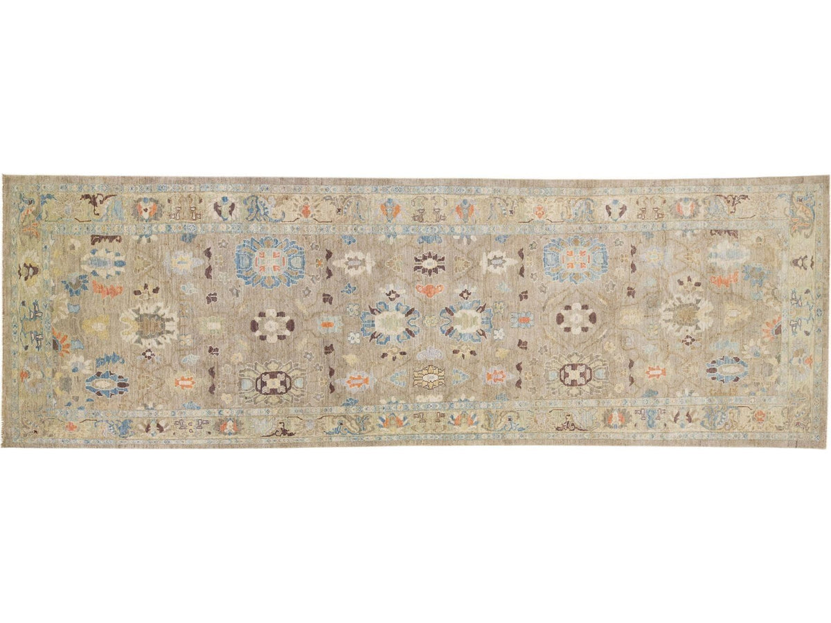 Modern Sultanabad Wool Rug 6 X 19