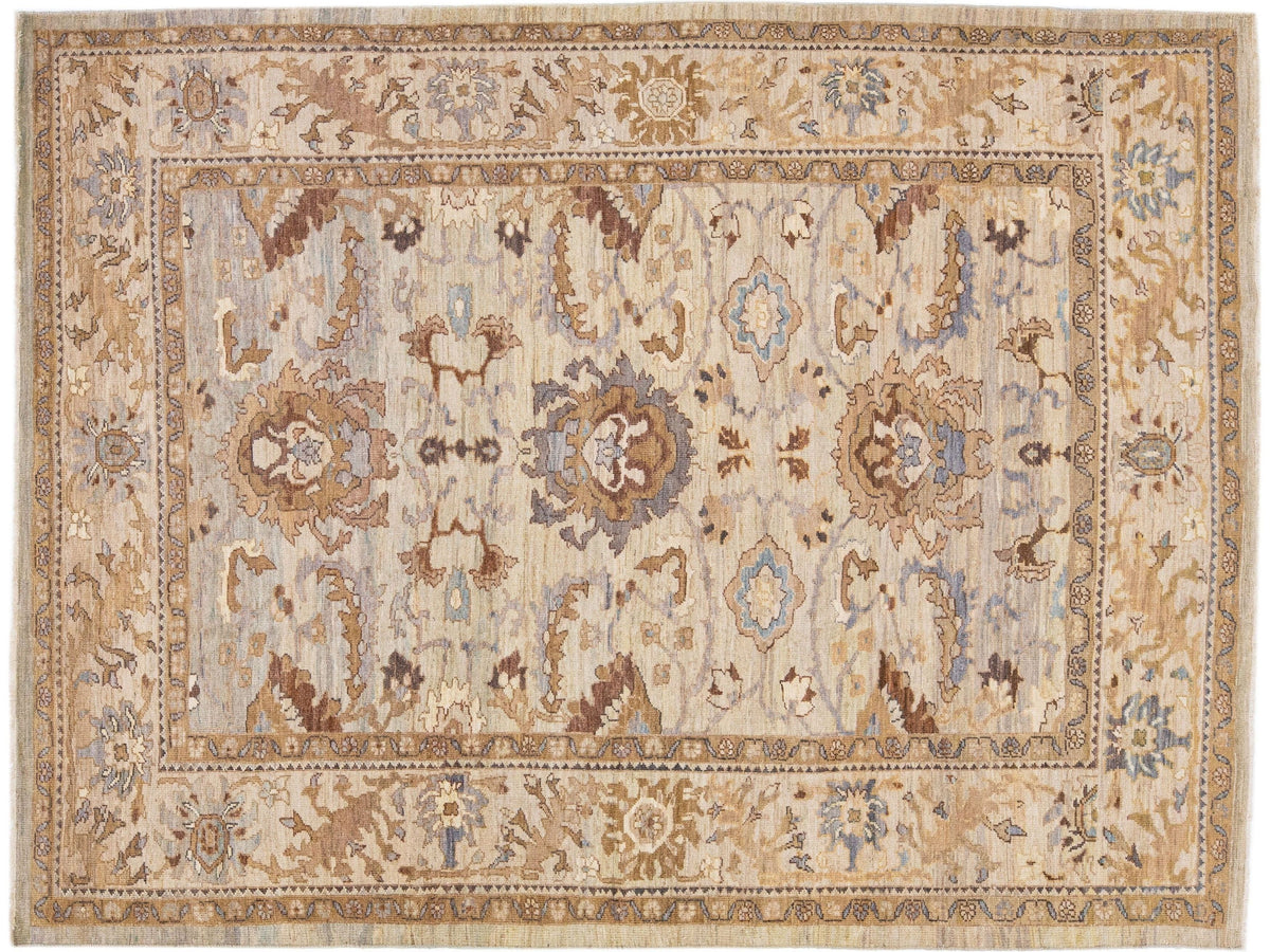 Modern Sultanabad Wool Rug 8 X 10