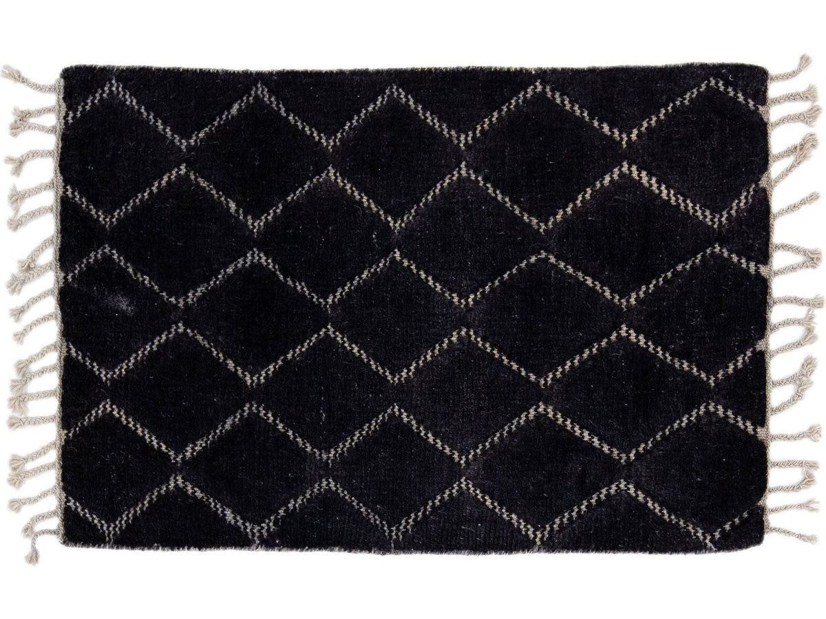 Modern Moroccan Wool Custom Rug