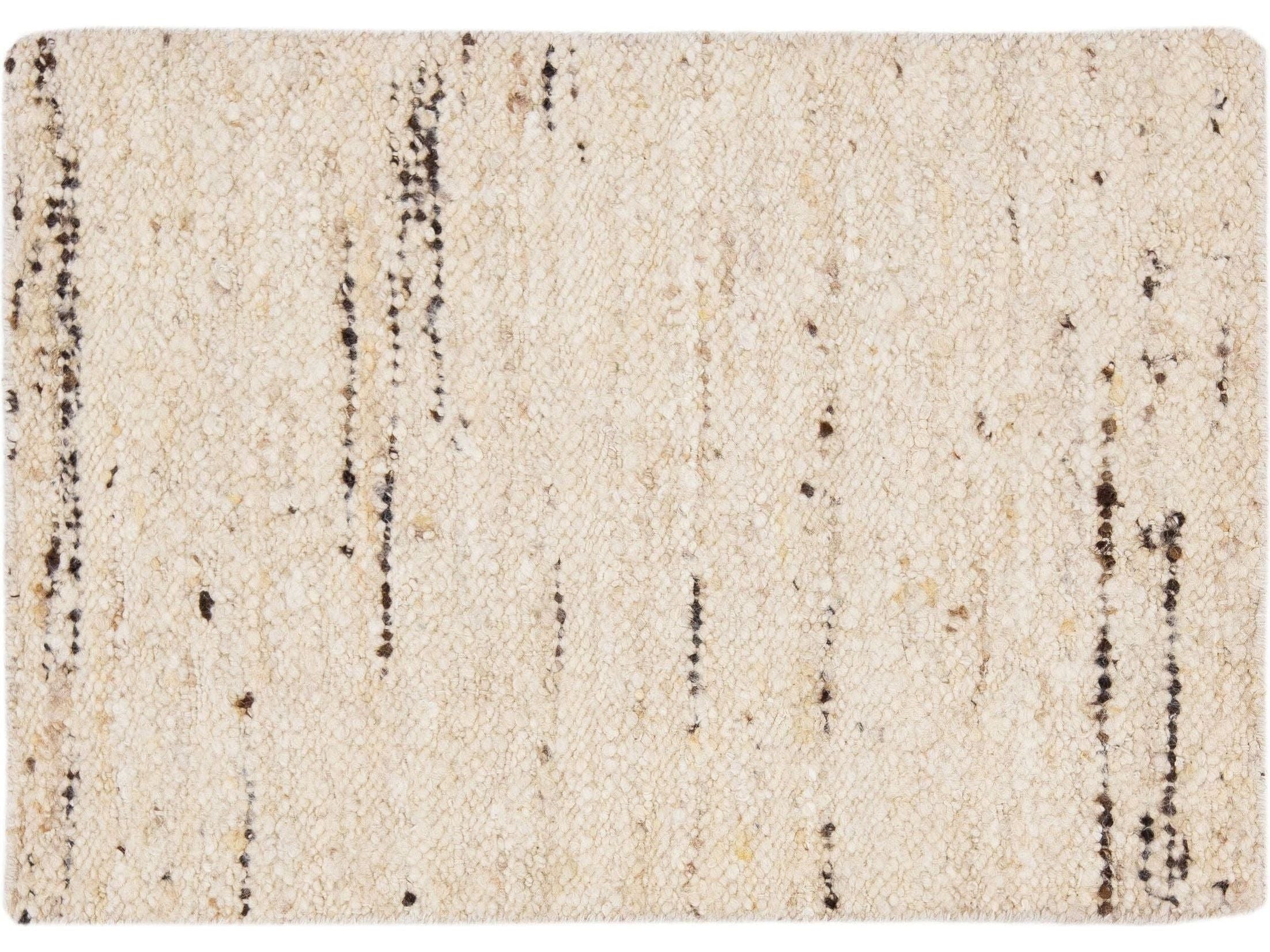 Modern Moroccan Style Custom Wool Rug