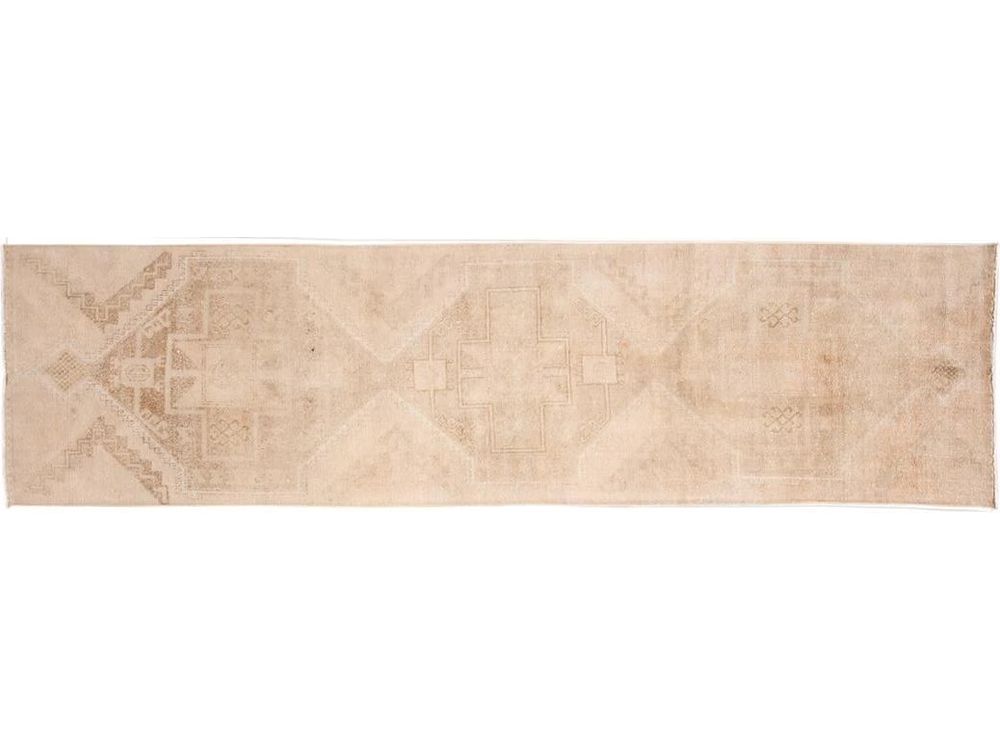 Mid-20th Century Vintage Wool Runner, 3 X 11
