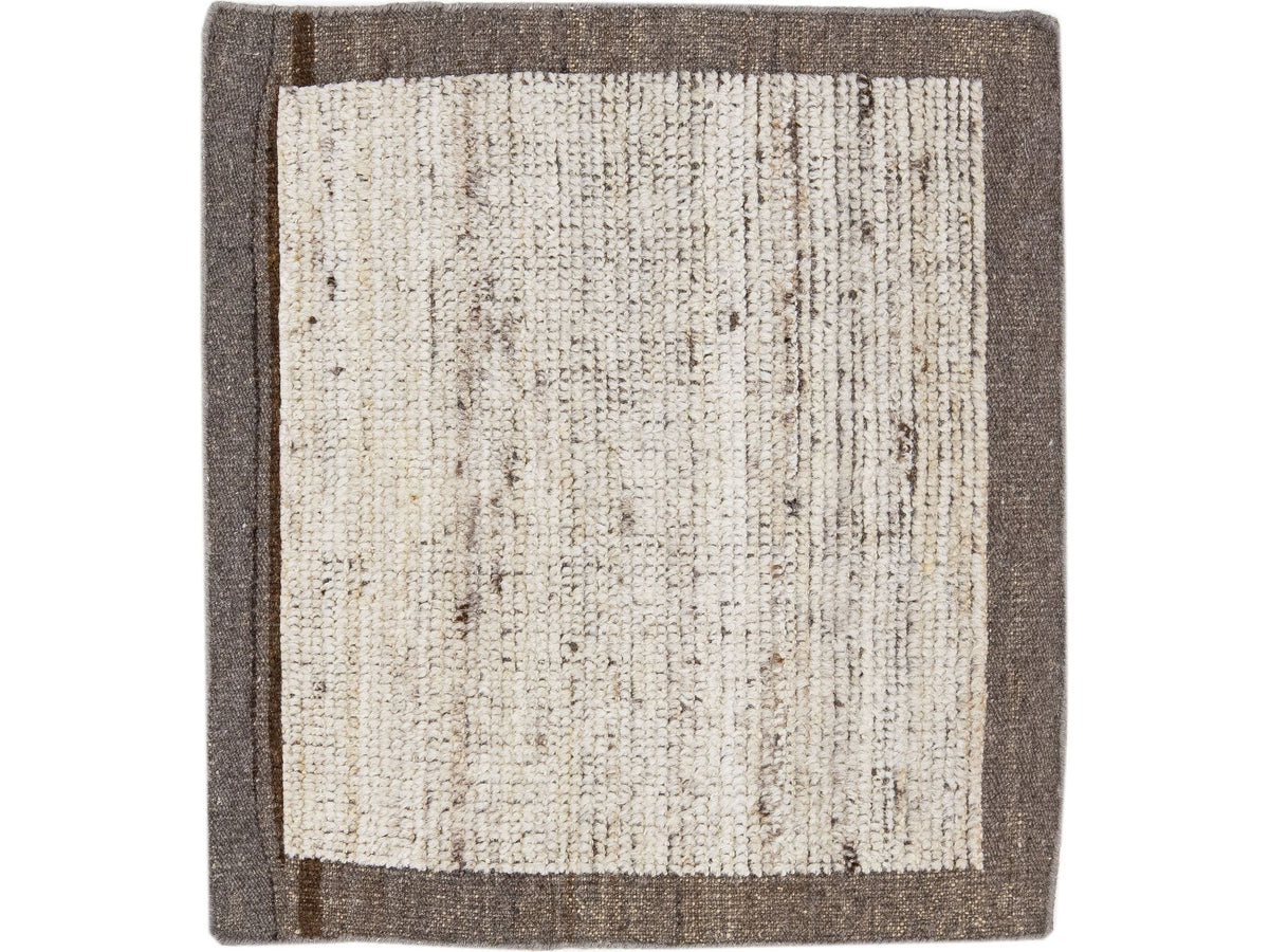Modern Moroccan Wool Custom Rug