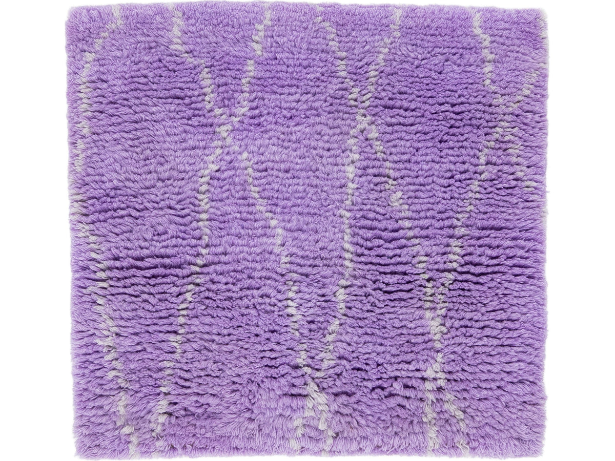 Modern Moroccan Wool Custom Rug
