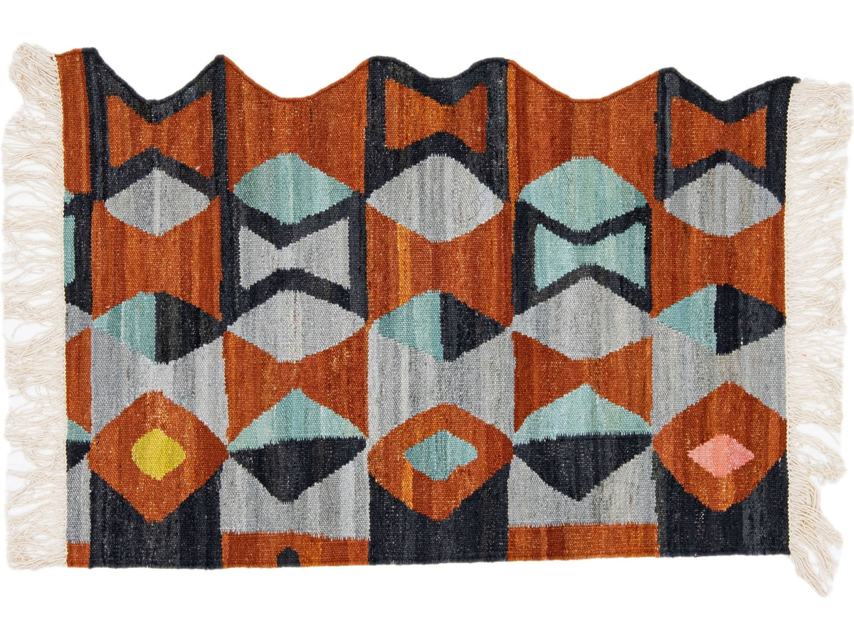 Modern Kilim Wool Custom Rug