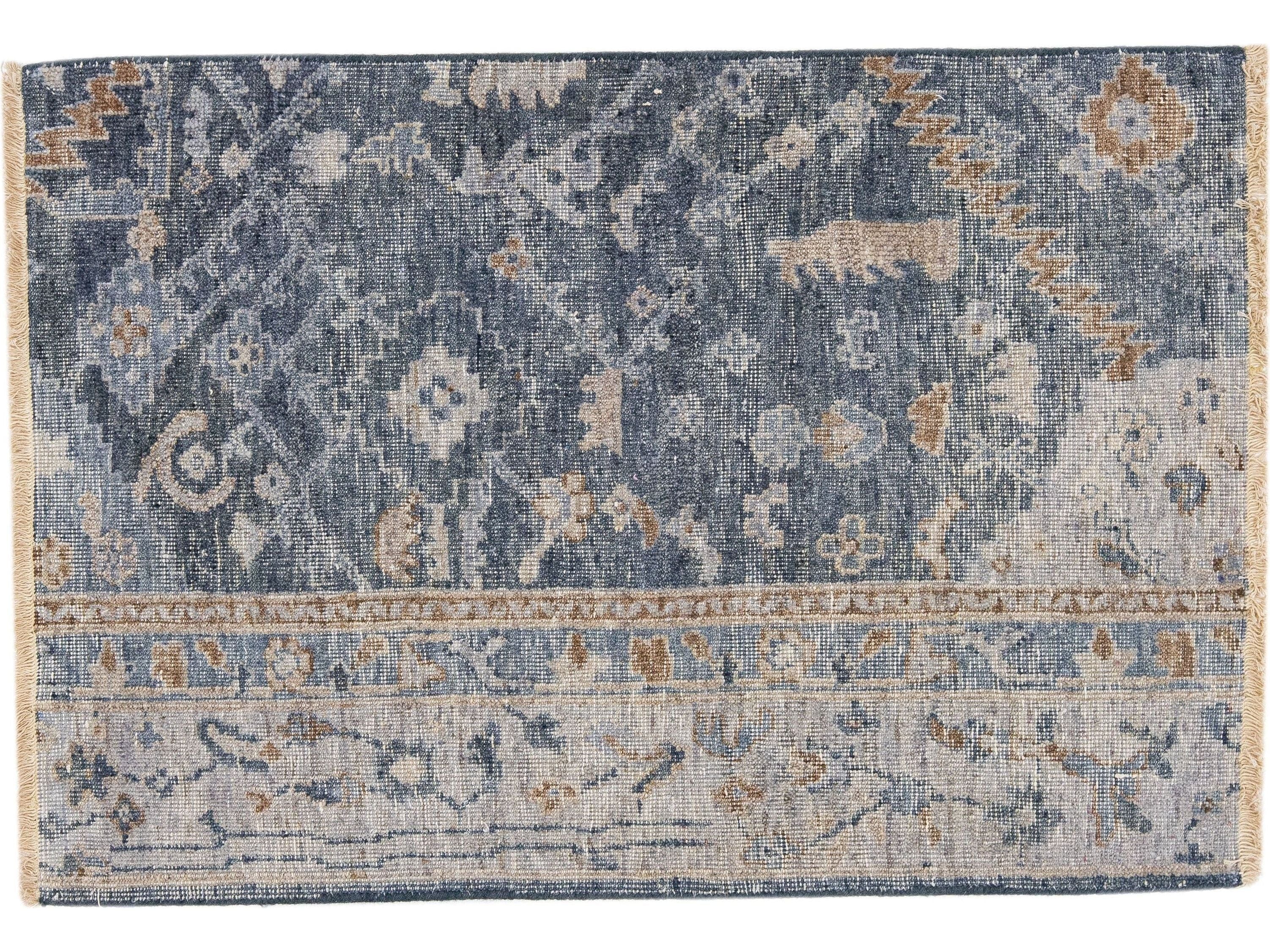 Modern Mahal Style Custom Wool Rug