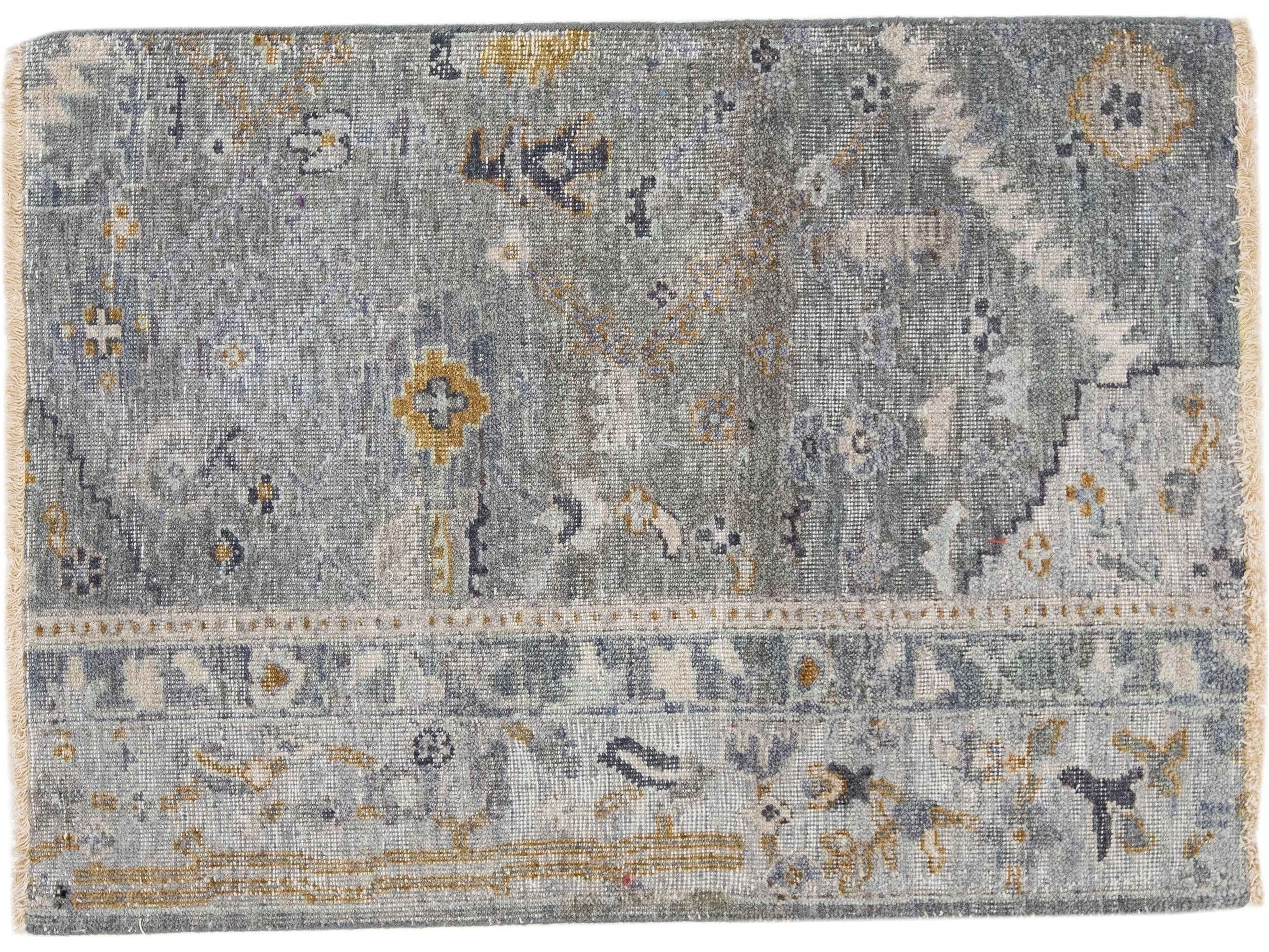 Modern Mahal Style Custom Wool Rug