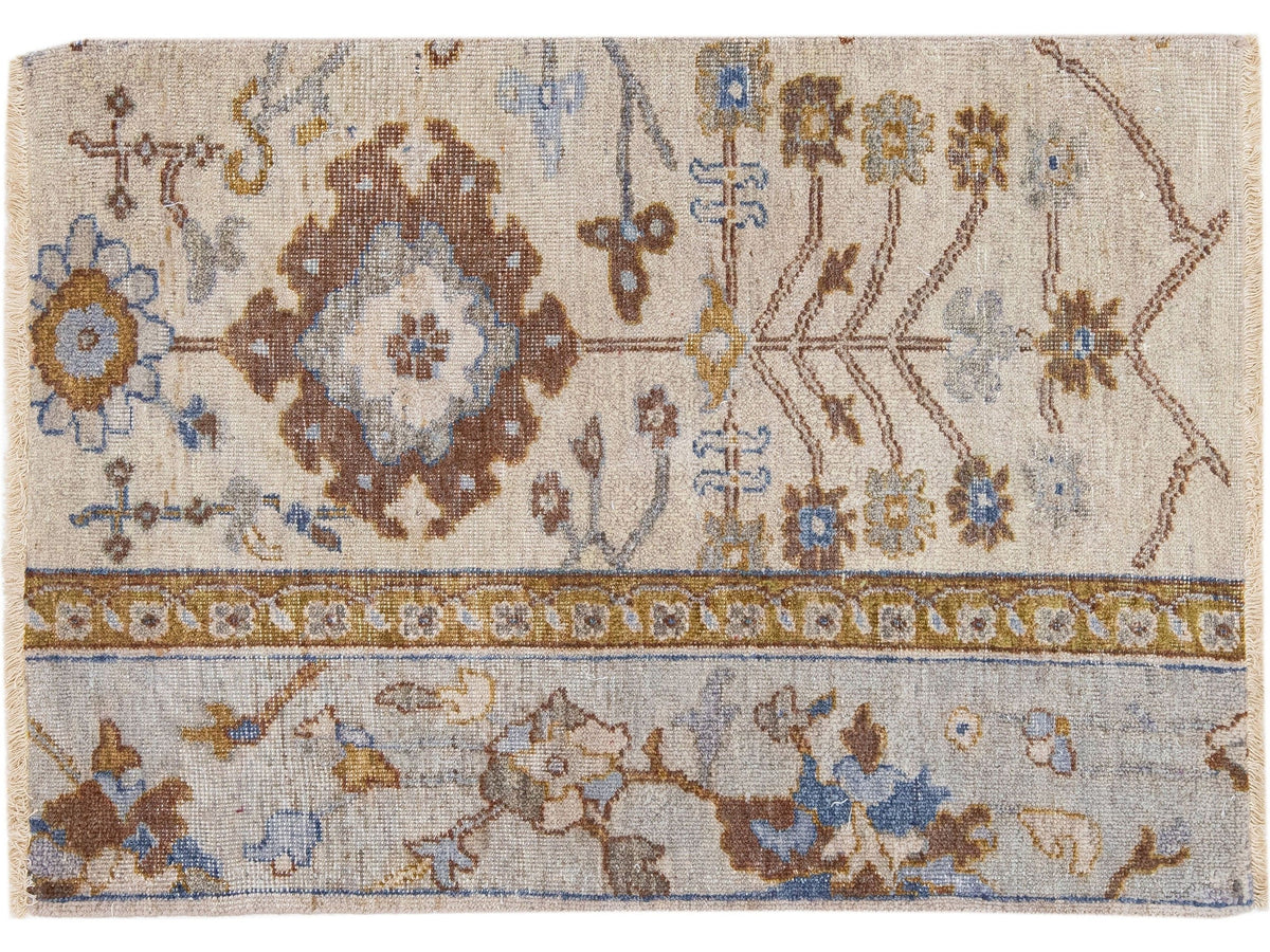 Modern Mahal Style Wool Custom Rug