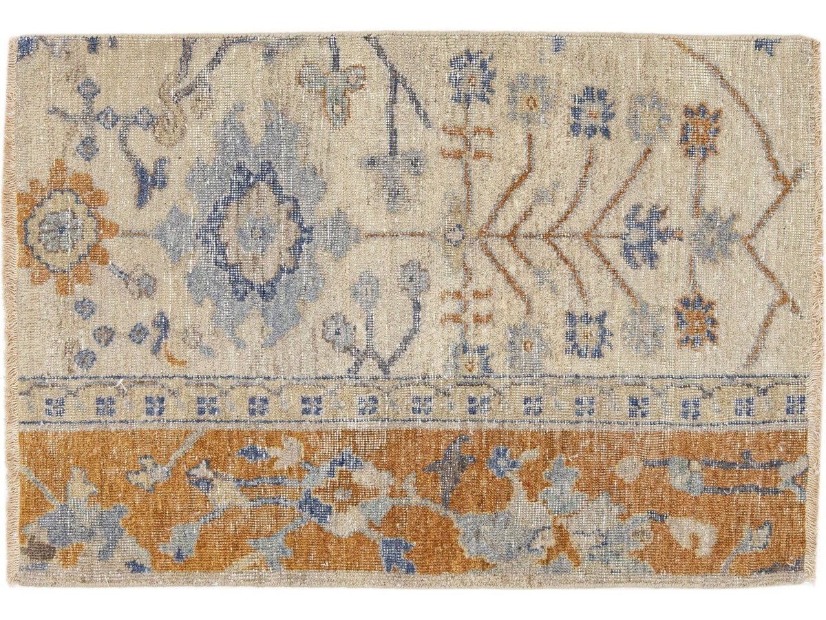 Modern Mahal Style Wool Custom Rug