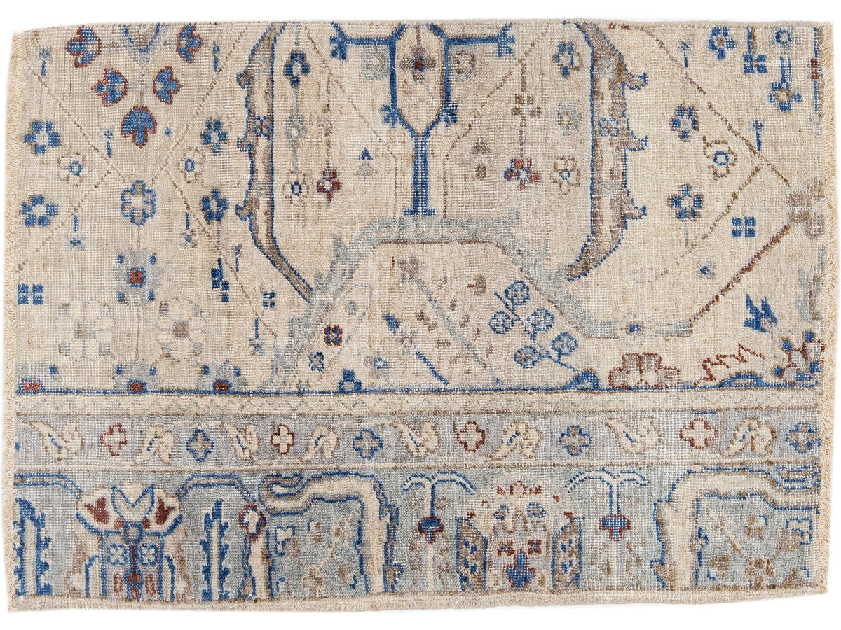 Modern Mahal Style Wool Custom Rug