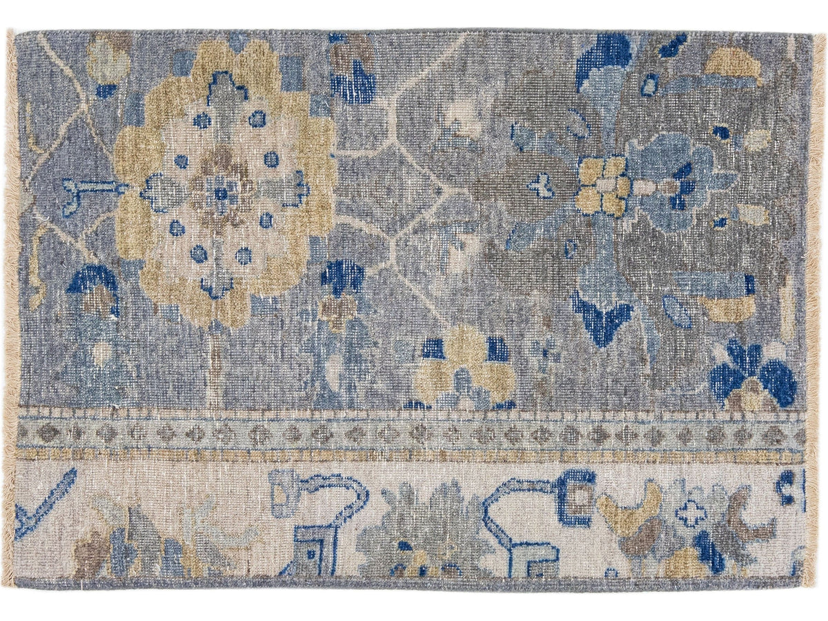 Modern Mahal Style Wool Custom Rug