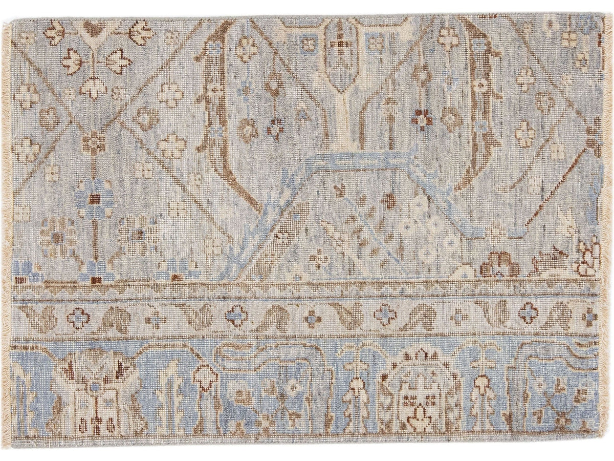 Modern Mahal Style Wool Custom Rug