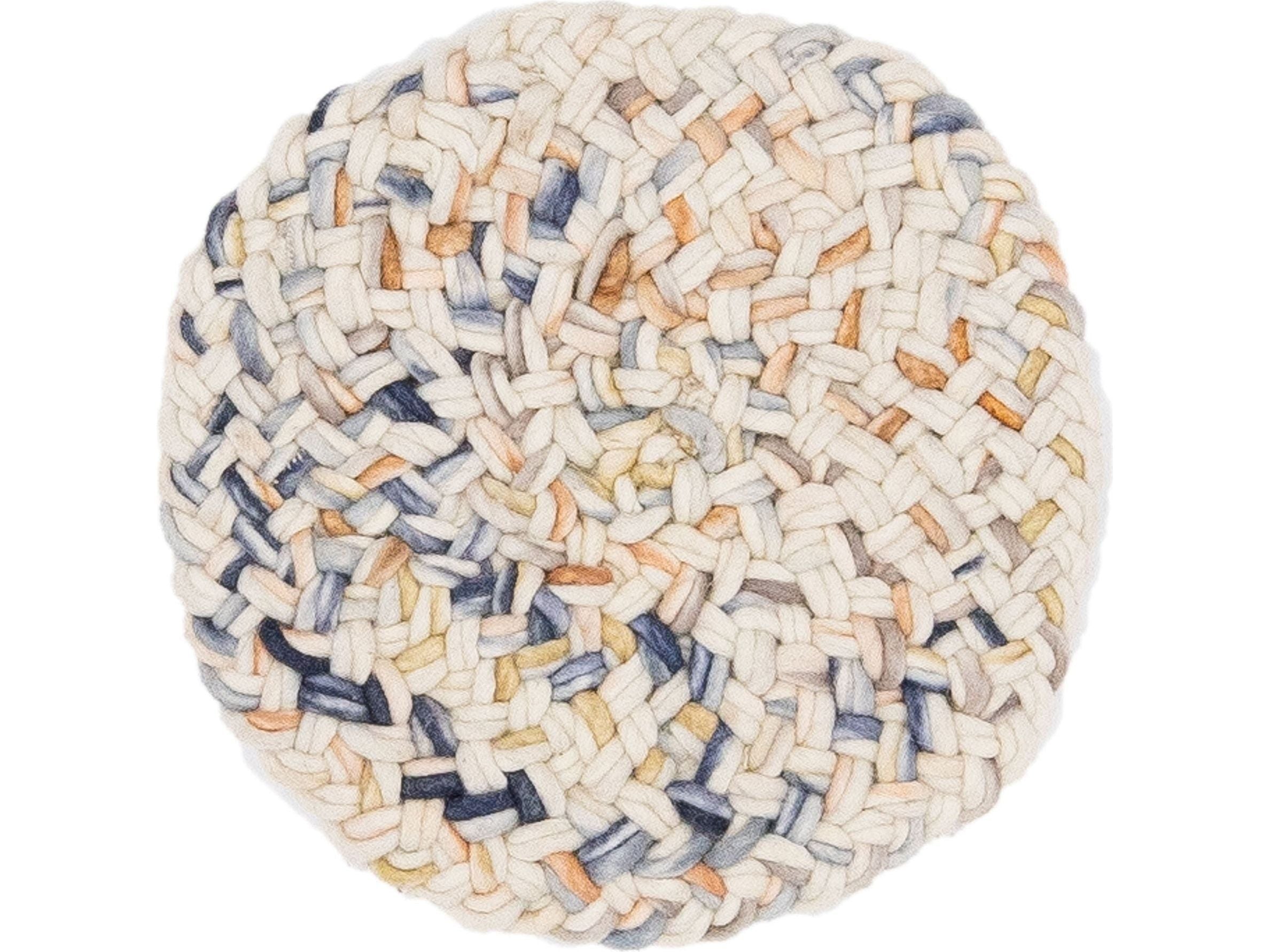 Modern Felt Custom Wool Rug
