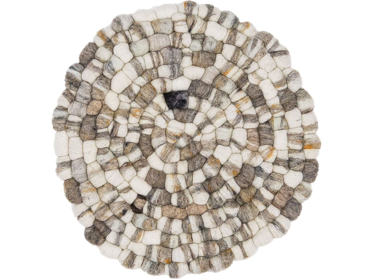 Modern Felted Wool Custom Rug