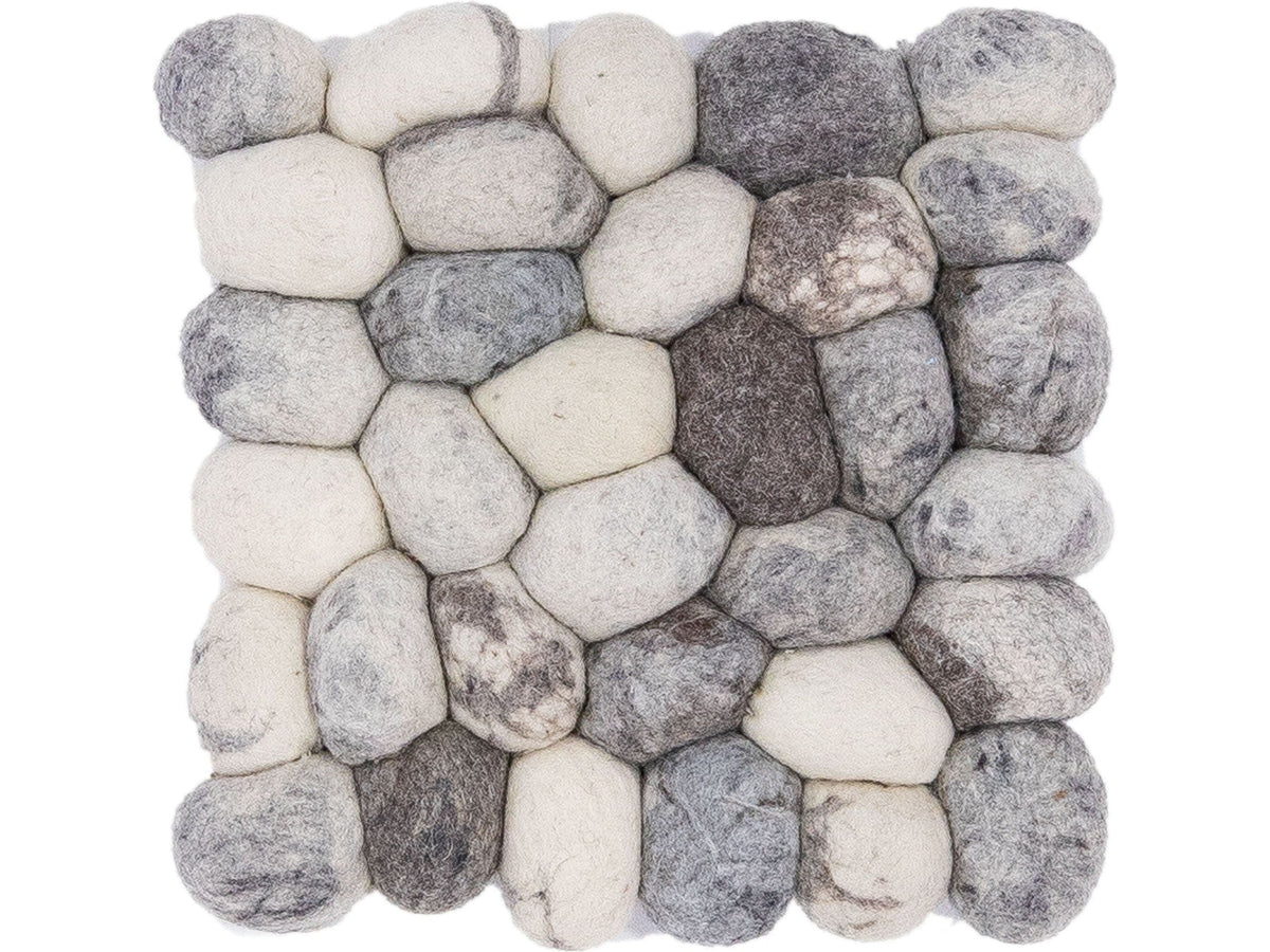 Modern Felted Wool Custom Rug