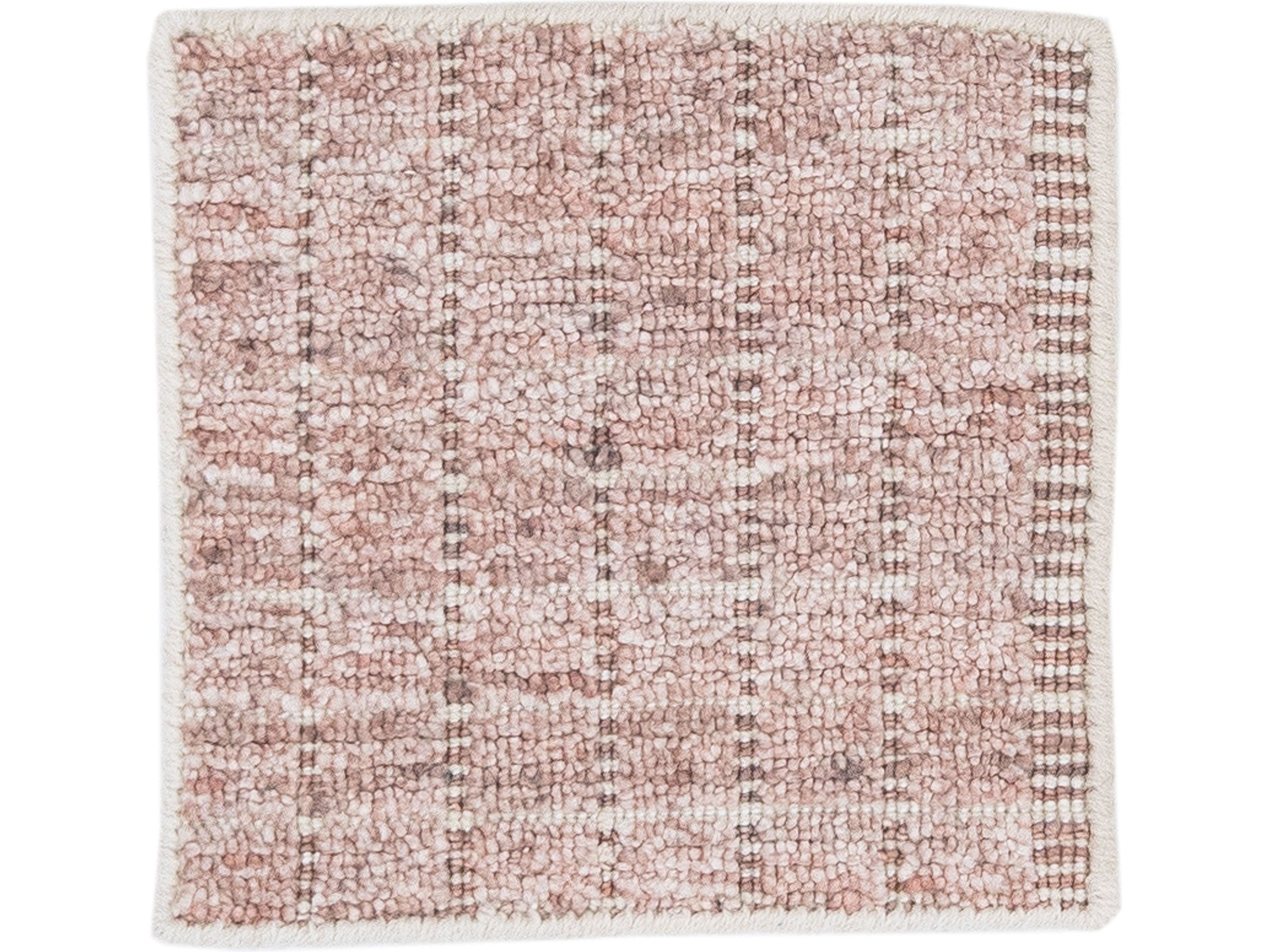 Modern Geometric Custom Wool Rug