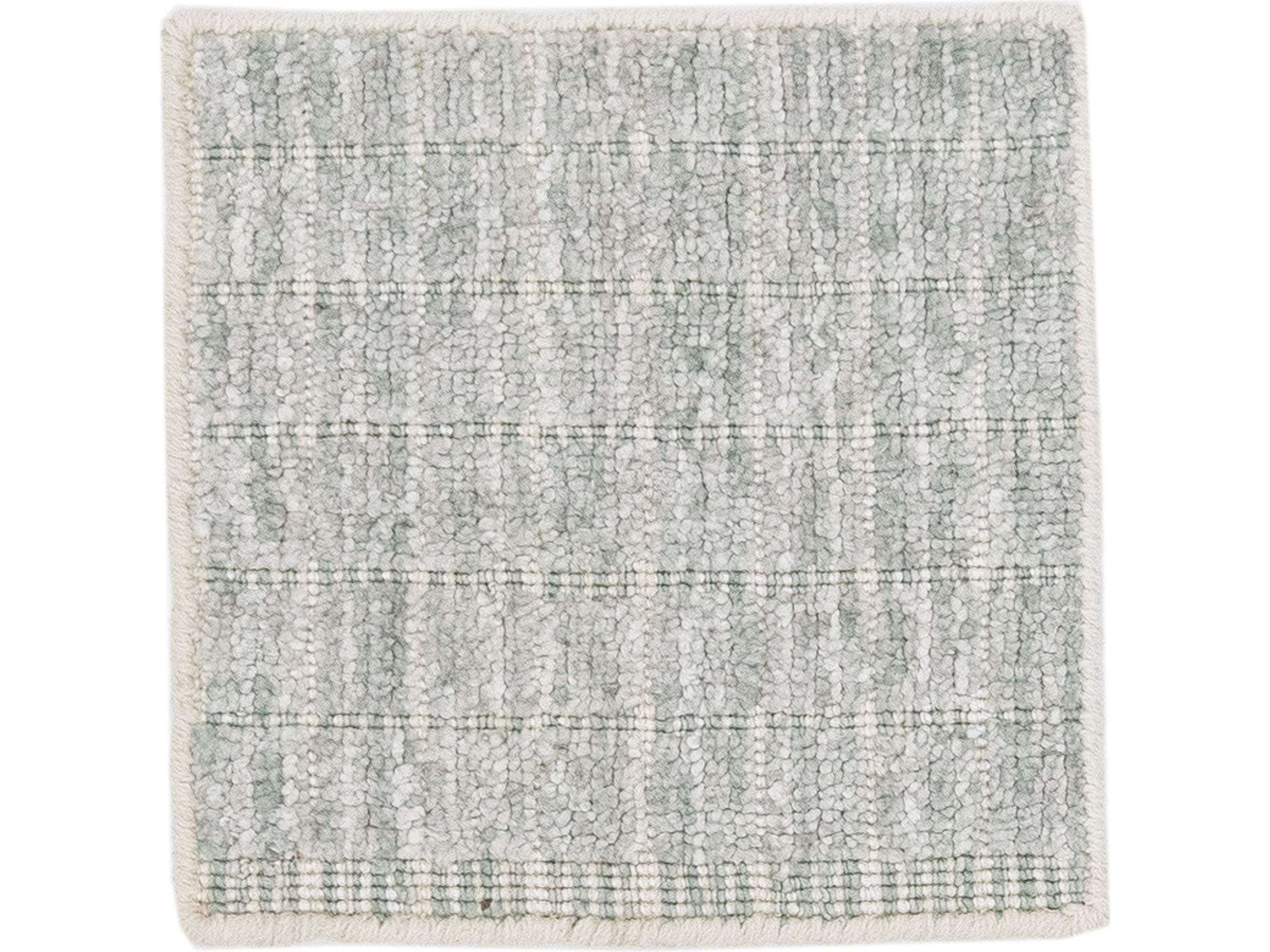 Modern Geometric Custom Wool Rug