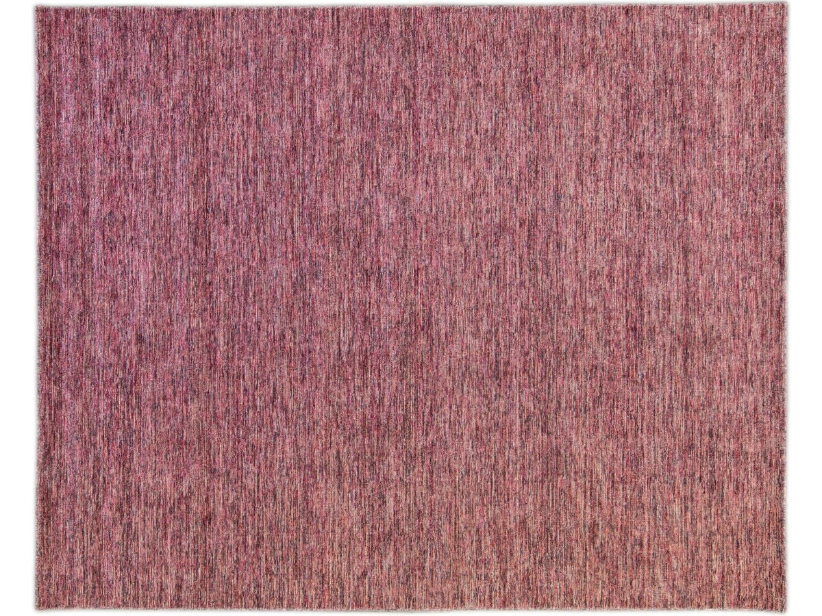 Modern Bamboo & Silk Groove Rug 8 X 10