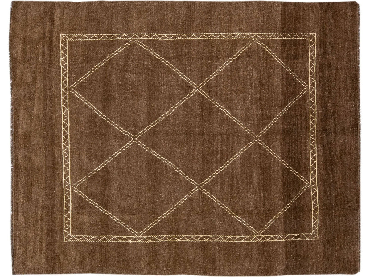 Vintage Moroccan Wool Rug 7 X 8