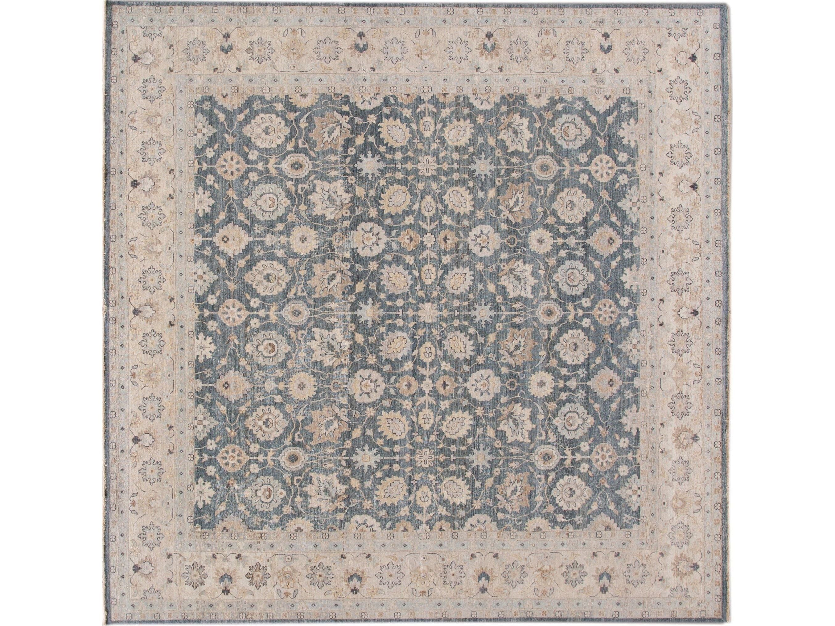 Modern Khotan Style Wool Rug 12 X 12