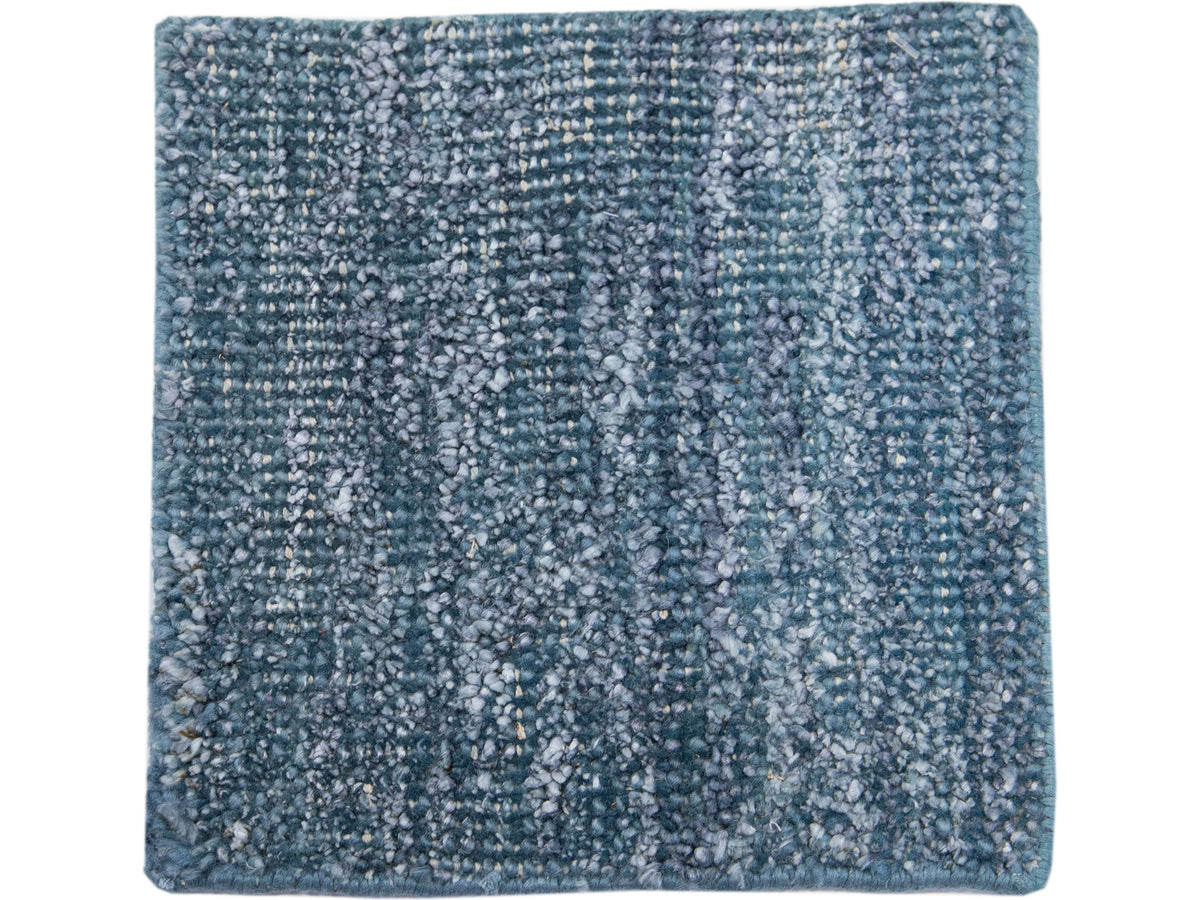 Modern Desert Collection Wool and Silk Blend Custom Rug