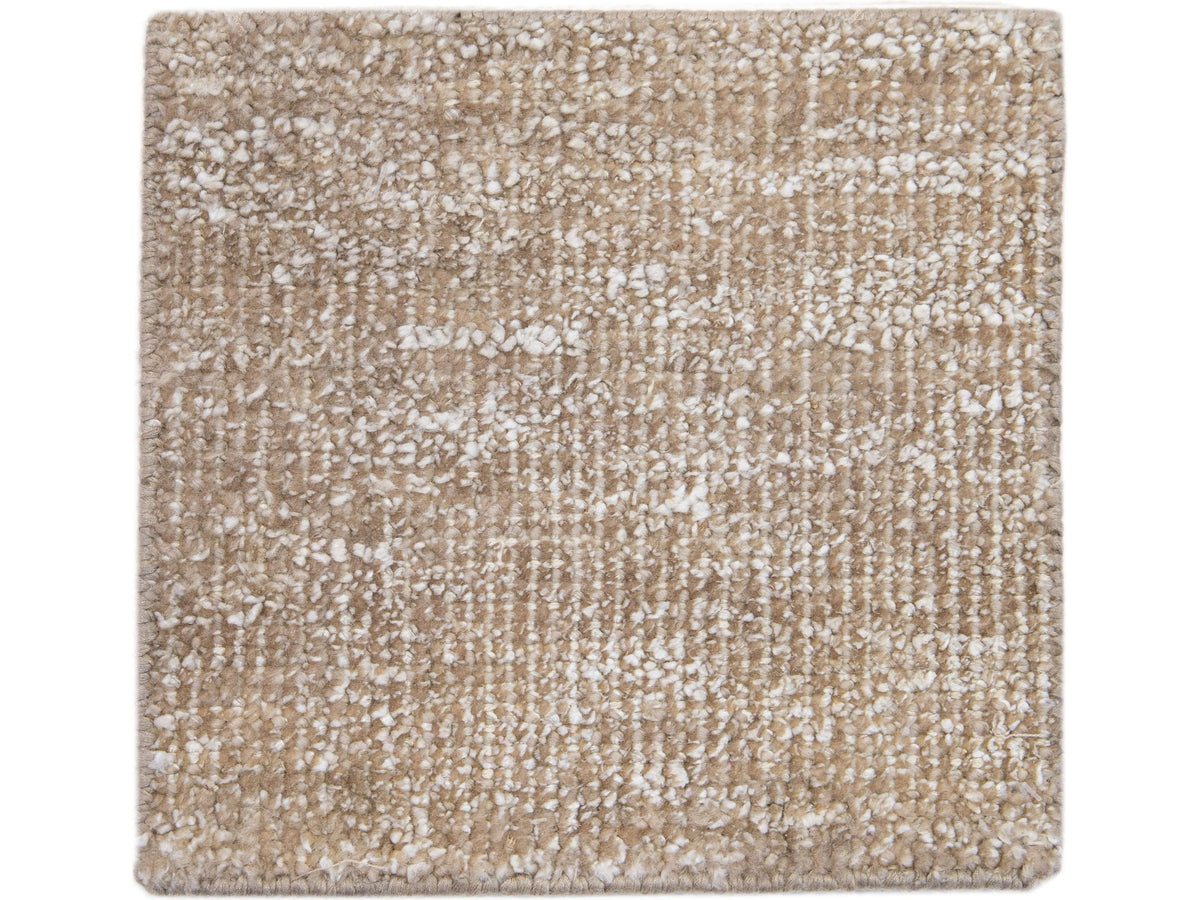 Modern Desert Collection Wool and Silk Blend Custom Rug