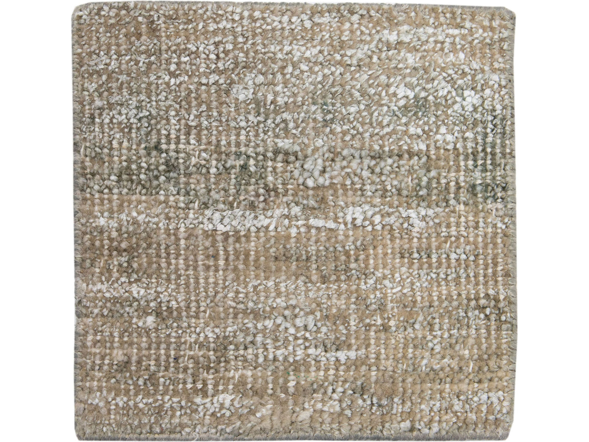 Modern Desert Collection Wool and Silk Blend Custom Rug