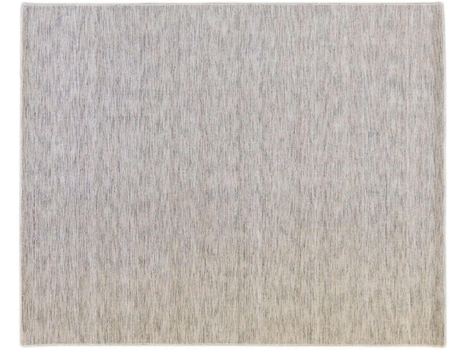 Modern Bamboo & Silk Groove Rug 8 X 10