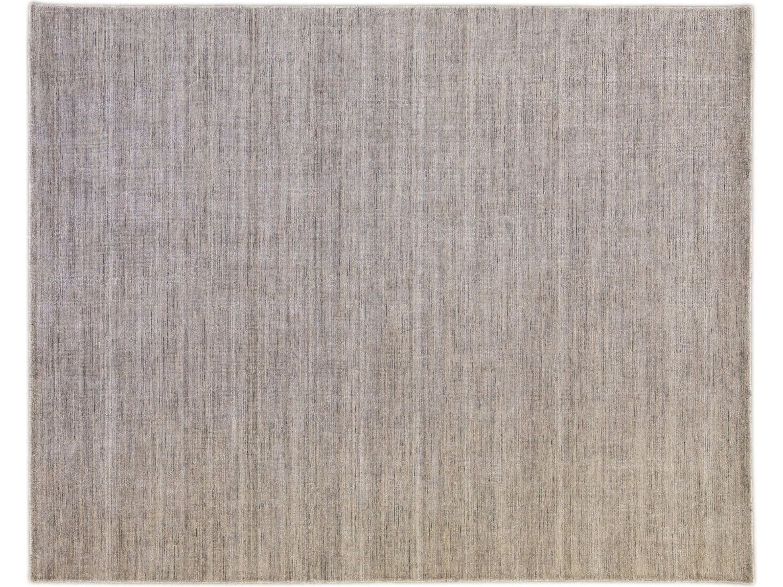 Modern Bamboo & Silk Groove Rug 8 X 10