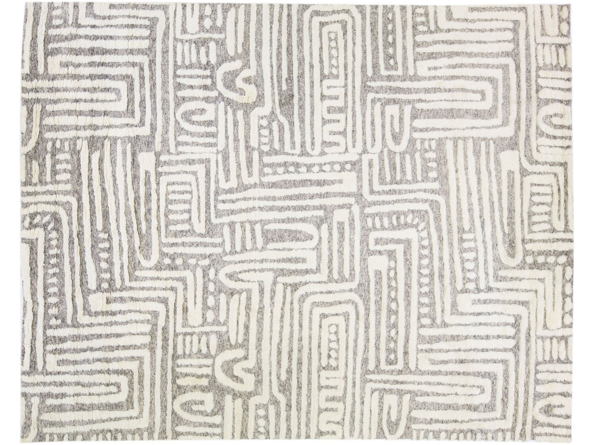 Modern Safi Wool Rug 12 X 15