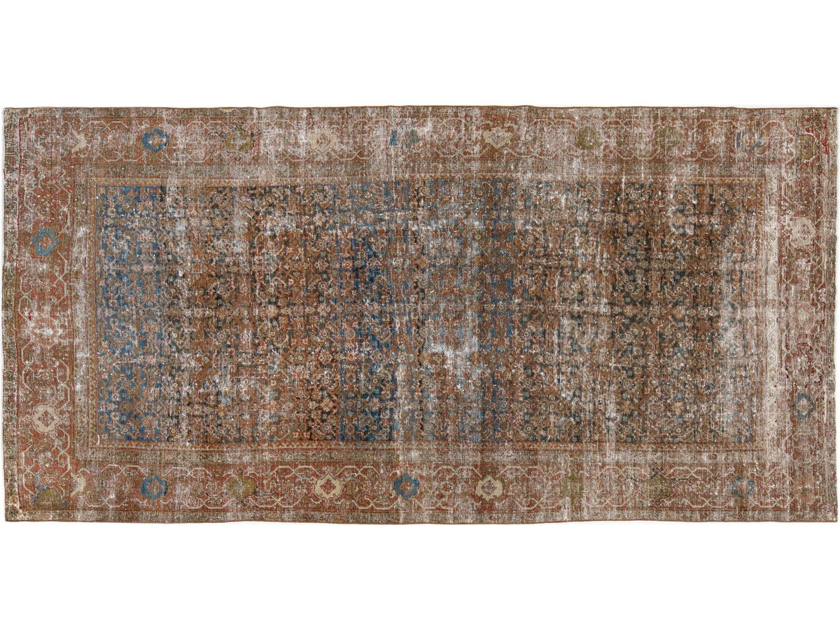 Antique Mahal Wool Rug 5 X 10