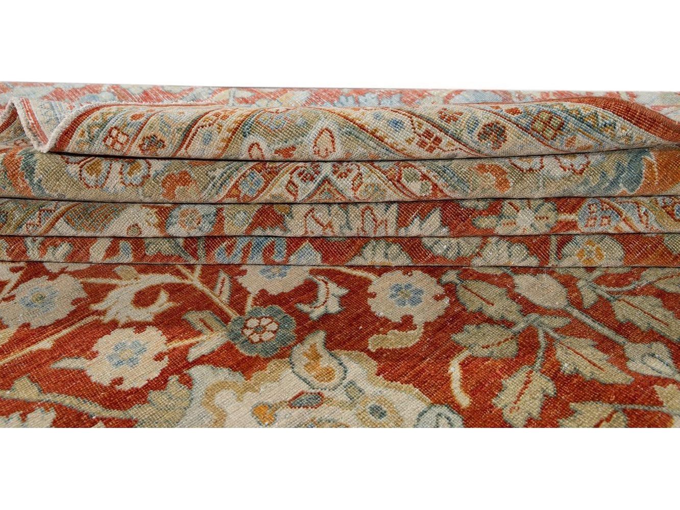Vintage Tabriz Wool Rug 10 X 13