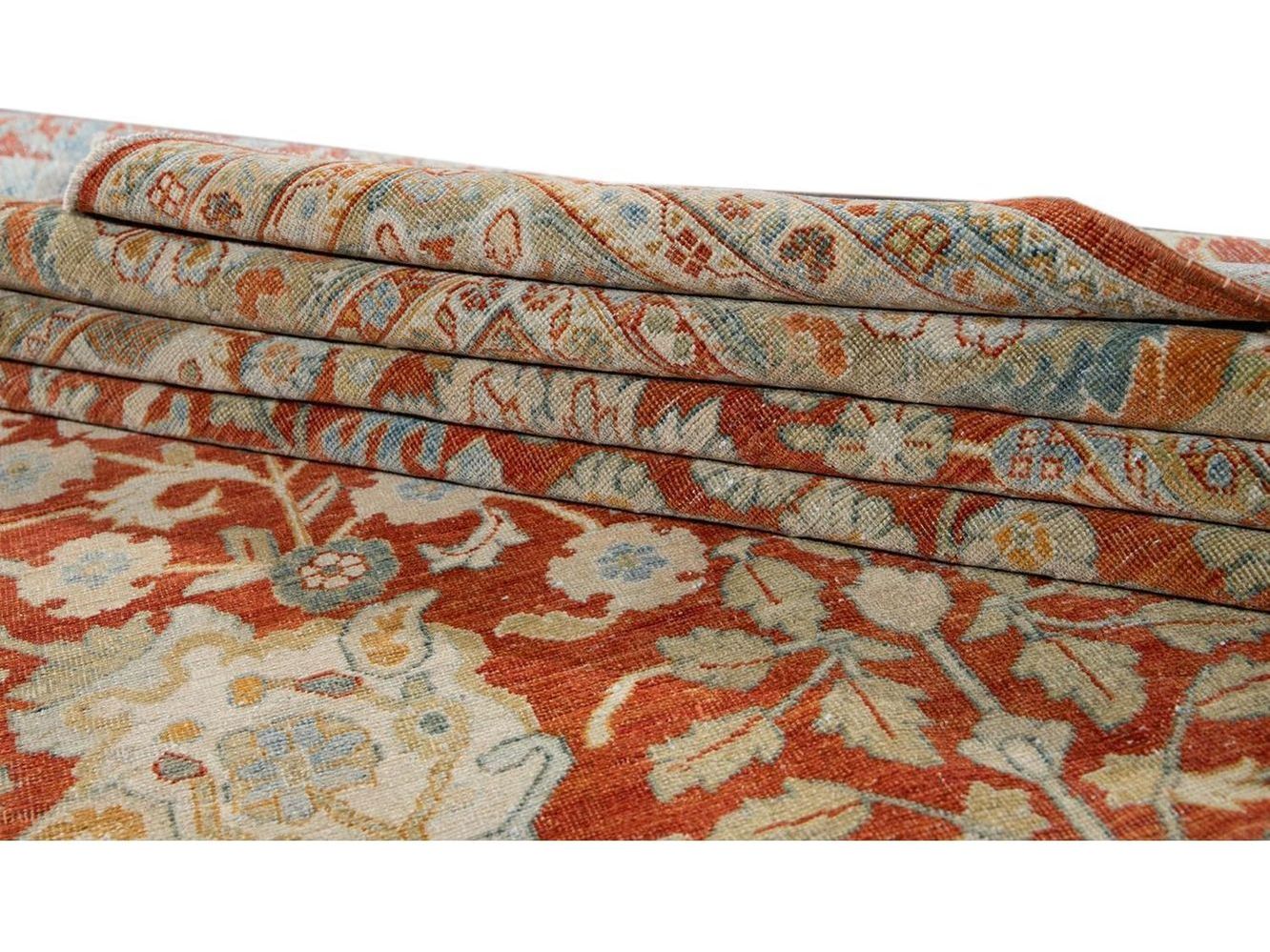 Vintage Tabriz Wool Rug 10 X 13